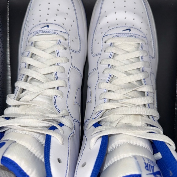 Size 13 - Nike Air Force 1 High Royal Blue, CV1753-101, Clean, Excellent, No Box - Picture 7 of 11